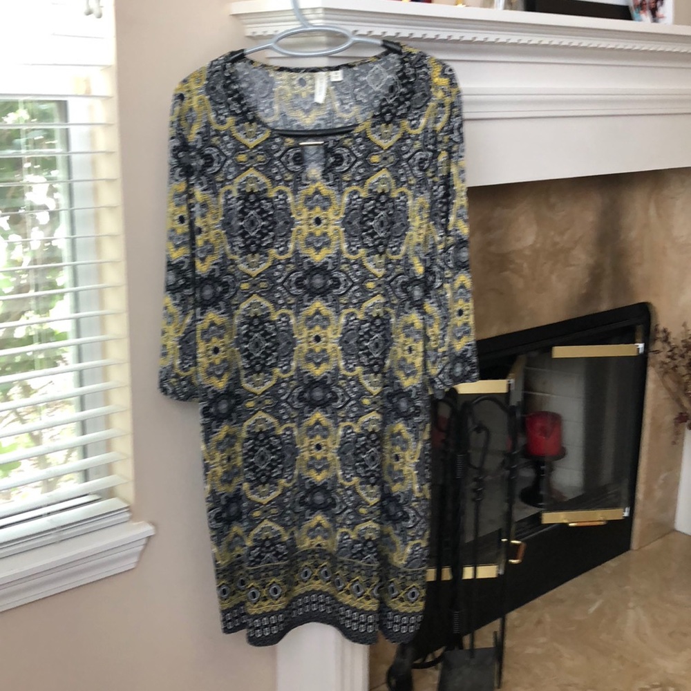 Art Deco women’s design dress.